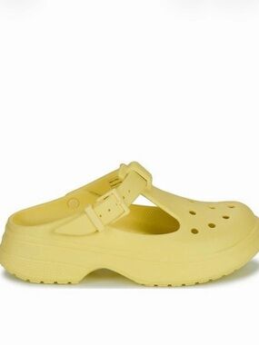 Crocs Classic Mary Jane Clog Yellow Sandals